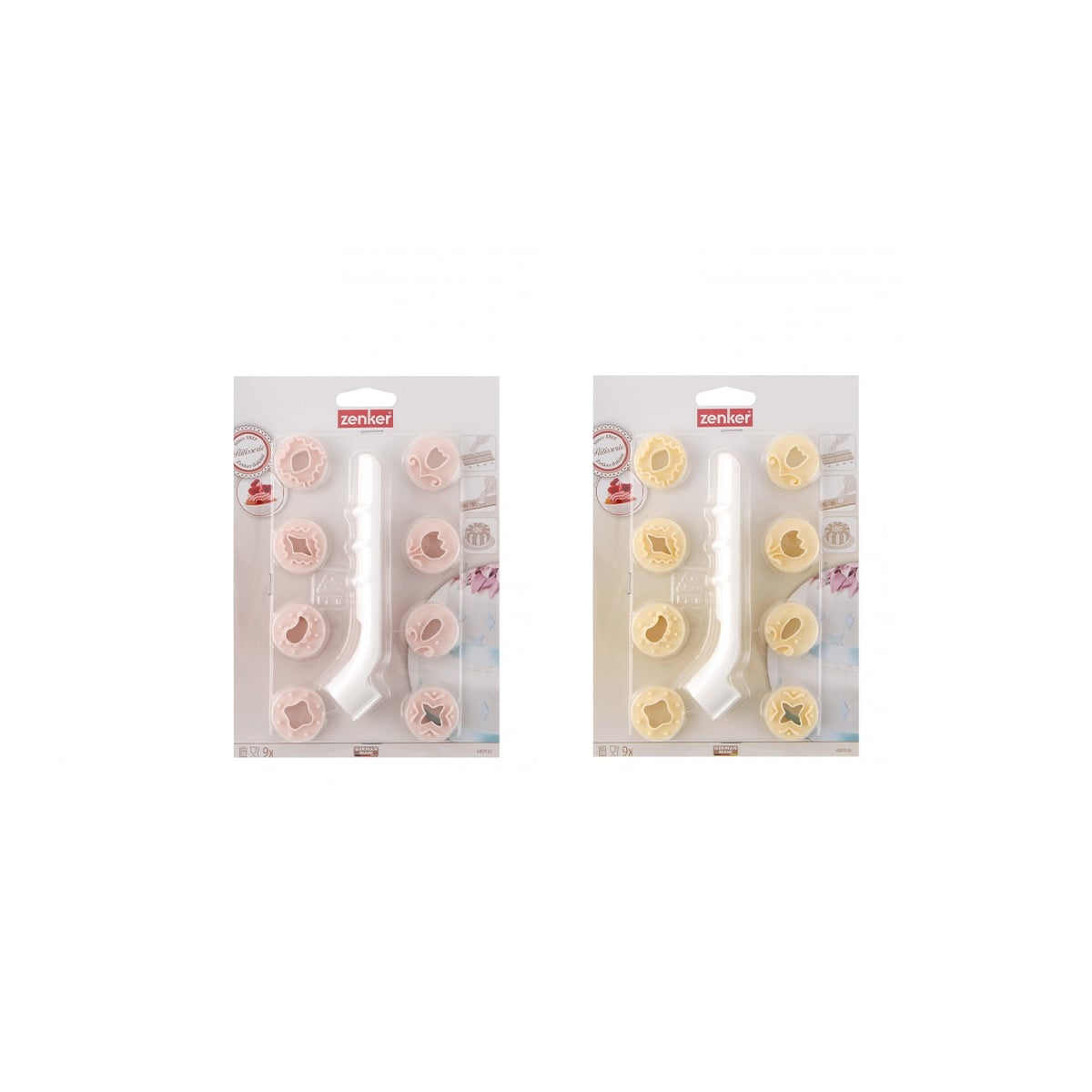 Fackelmann Zenker Cake Decorator Set - 9 Piece Plastic