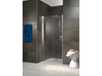 Breuer Varia Chrome Pivot Shower Door - 90 cm Width