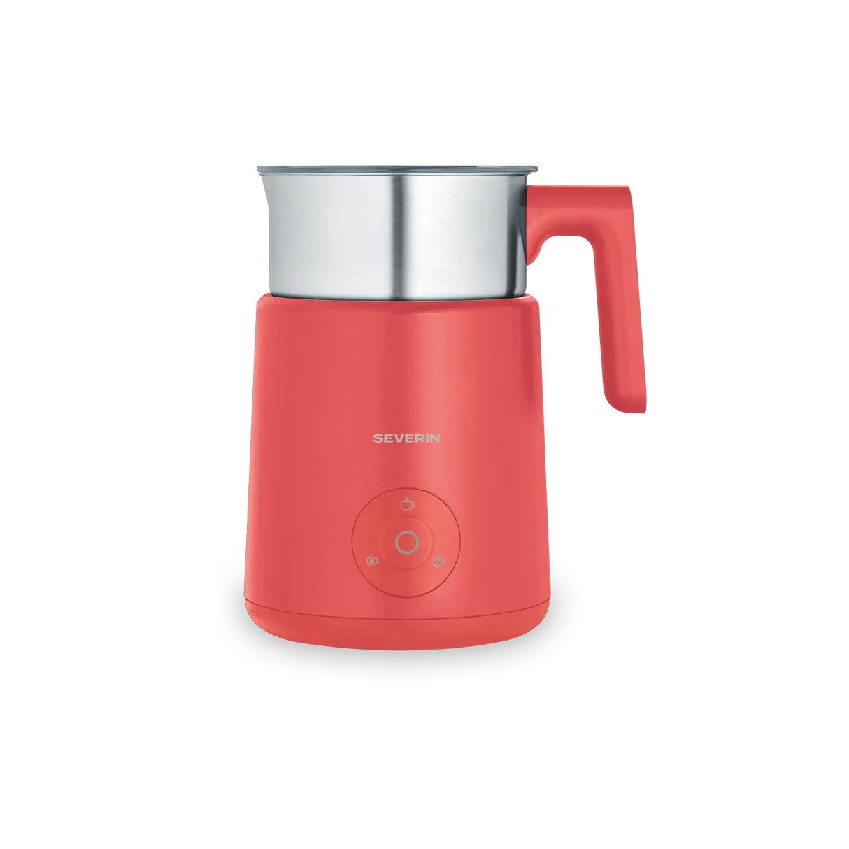 Severin Spuma Lite Induction Milk Frother Coral Red