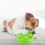 Grandez Slow Feeder Dog Bowl Fan Shape For Healthy Eating