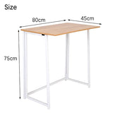 H&H Happy Home Foldable Table Desk - Modern Design For Home Office