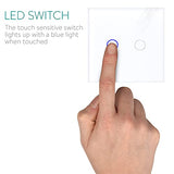 Navaris Touch Light Switch - Elegant Design For Indoor & Outdoor Use