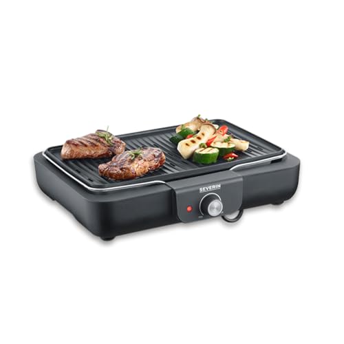 Severin Electric Bbq Grill 2200W With Removable Grill - Fast & Versatile Cooking