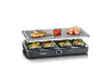 Severin Raclette Party Grill With Natural Grill Stone - Tender Grilling