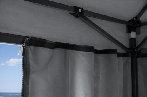 Quick Star Pop Up Gazebo 2 X 2 M With Easy Velcro Side Walls