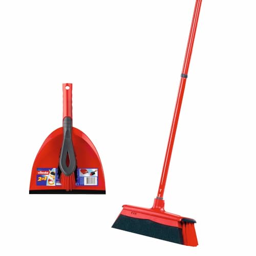 Vileda 3-In-1 Floor Care Set With Telescopic Handle - Efficient Dust Removal