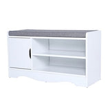 Heute Shoe Bench Shoe Rack With Cushion For 4-6 Pairs Of Shoes