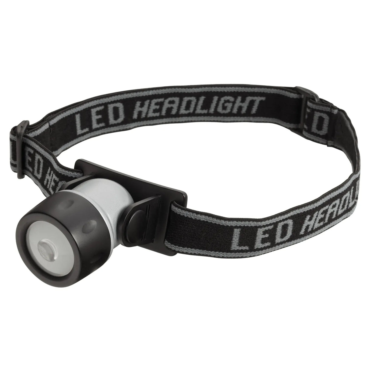 OBI LED Headlamp LX328 - Silver-Black ABS Plastic