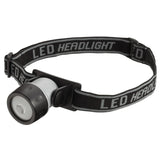 OBI LED Headlamp LX328 - Silver-Black ABS Plastic