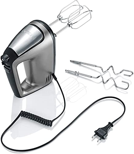 Severin Hand Mixer With Turbo Boost - 5 Speed Settings For Optimal Mixing