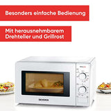 Severin 2-In-1 Microwave With Grill Function - 700W Power