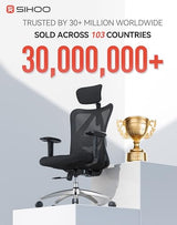 Sihoo M18-M148 Ergonomic Office Chair With Adjustable Headrest & Lumbar Support