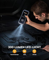 Yaberauto Starter With 150Psi Compressor - 4 In 1 Power Bank & Led Flashlight