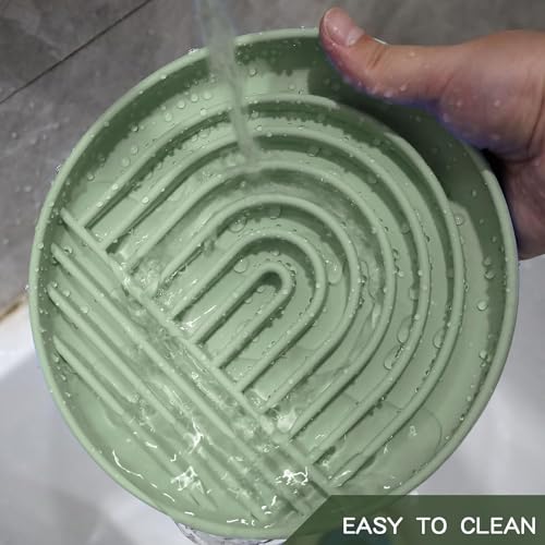Nalacal Silicone Slow Food Dog Bowl - Puzzle Design For Healthy Eating