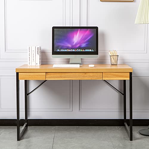 Soges 47 Inch Computer Desk With Drawer - Sturdy & Stylish Workspace