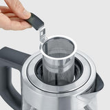 Severin Wk 3473 Glass Tea Kettle Deluxe Mini With Temperature Control