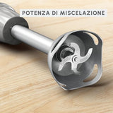 Moulinex Quickchef+ Hand Blender With Powelix Blade Technology - 1000W Power