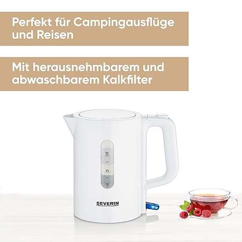 Severin Travel Kettle Set - 0.5L Portable Kettle With Cups & Spoons