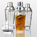 Vdaxvme Cocktail Shaker With Measurement Scale - 400Ml Capacity For Perfect Cocktails