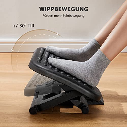 Huanuo Footrest - Adjustable Height & Angle For Comfort
