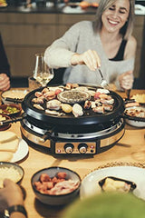 Severin Raclette And Fondue Grill For 8 People - 1900W Power
