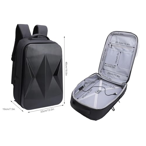 Jiawu Smart Backpack - Hard Shell Waterproof With Usb Charging Port
