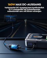 Yaberauto Ya100 6000A Car Jump Starter - Portable Power For 10.0L Petrol & 9.0L Diesel