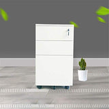 Wopoos Office Cabinet - Lockable Metal File Cabinet For Files & Folders