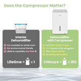 Comfee Dehumidifier 50L/Day For Spaces Up To 116㎡ - Quiet Operation