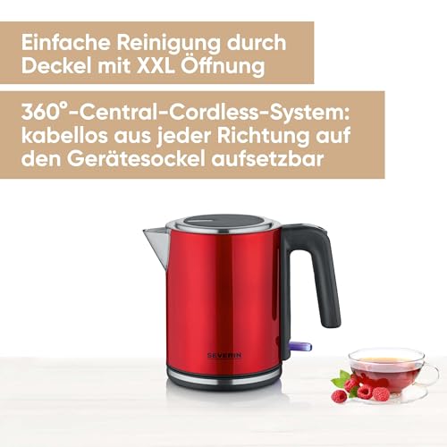 Severin Wk 3427 Electric Kettle With Limescale Filter & Xxl Opening