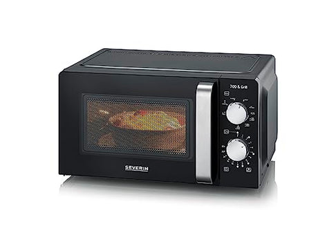 Severin 7781 Microwave With Grill Function - Compact Design & 30-Min Timer