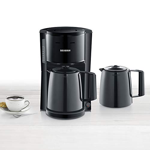 Severin Ka 9307 Filter Coffee Machine With 2 Thermal Jugs - Enjoy Hot Coffee For Hours