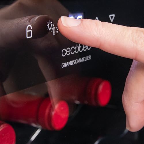 Cecotec Wine Cellar 34 Bottles Bolero Grandsommelier - Adjustable Temperature & Led Interior
