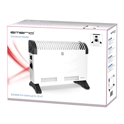 Emerio Electric Heater Convector 2000W - Adjustable Thermostat & Mobile