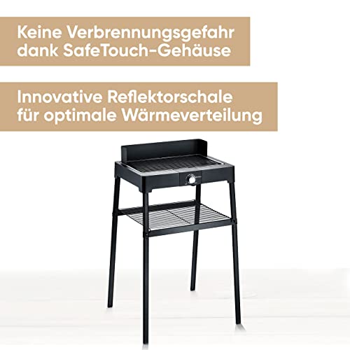 Severin Pg 8568 Standing Grill - Electric Grill With Quick Start & Safe Touch