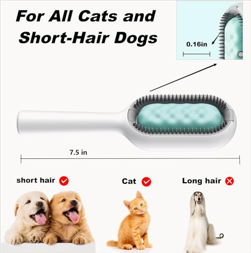 E&E Bestlife Multifunction Water Infused Pet Hair Brush - For Dogs & Cats - Efficient Grooming