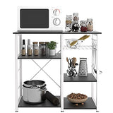 Dlandhome Kitchen Bakers Rack With Storage - Stylish Utility Shelf