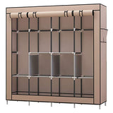 Udear Canvas Portable Large Wardrobe - Sturdy & Spacious Storage