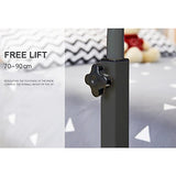 Dlandhome Laptop Stand - Adjustable Height With Movable Wheels For Comfort