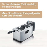 Severin Fr 2431 Deep Fryer, 2000 W, 3 L Capacity, Crispy Snacks