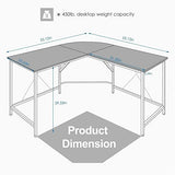 Bachl L-Shaped Modern Desk - Spacious & Stylish Home Office Solution