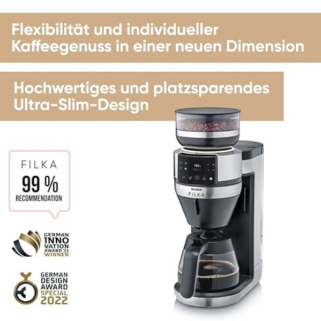 Severin Filka Ka 4852 Fully Automatic Coffee Machine - 5-In-1 With Grinder