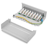 Kwmobile 8 Port Patch Panel - Ethernet Compatibility & Stable Internet