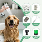 Jesido 2-In-1 Dog Shower Attachment - Automatic Foam Cleaner & Adjustable Water Flow