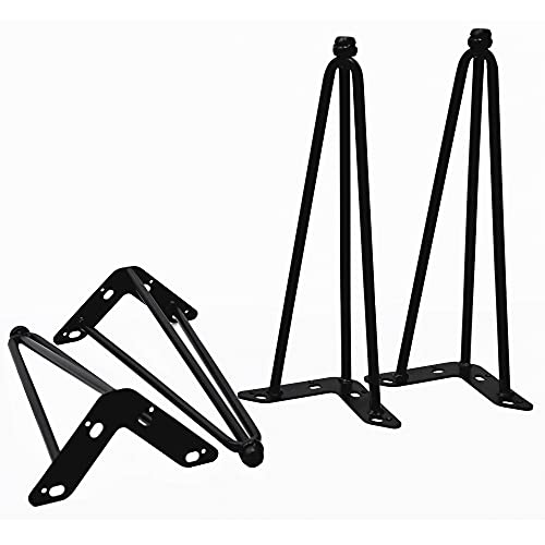Home Soft Things Hairpin Metal Table Legs 15 Inch For Furniture - Stylish & Durable