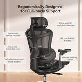 Sihoo Doro C300-L-A3-101 Ergonomic Office Chair With 3D Armrests & Lumbar Support