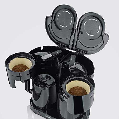Severin Ka 9315 Duo Filter Coffee Maker With 2 Thermojugs For 16 Cups