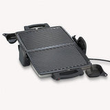 Severin Automatic Grill KG 2389 in black-silver with removable grill tiles