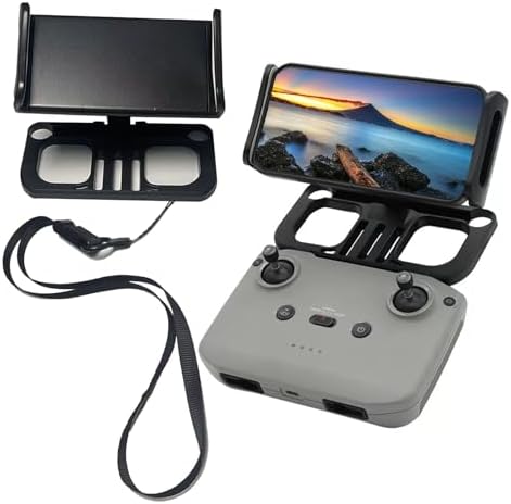 Neewer Tablet & Mobile Phone Holder - Black, 360-Degree Rotating for DJI Mavic Pro Controller