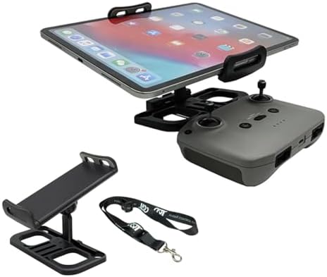 Neewer Tablet & Mobile Phone Holder - Black, 360-Degree Rotating for DJI Mavic Pro Controller